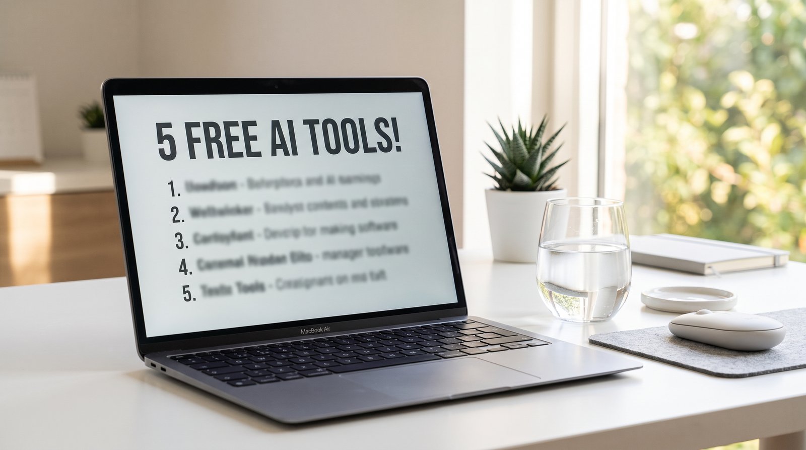 5 Free AI Tools That Can Help You Save Time and Earn Money Online